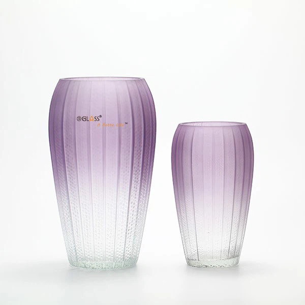 Color Glass Flower Vase