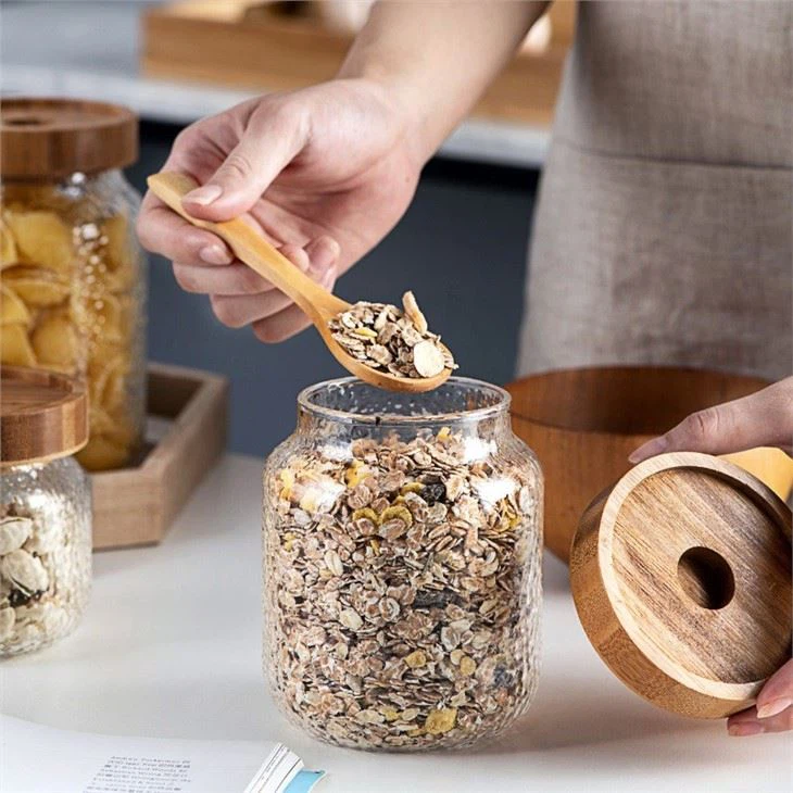 Wooden Cap Jar
